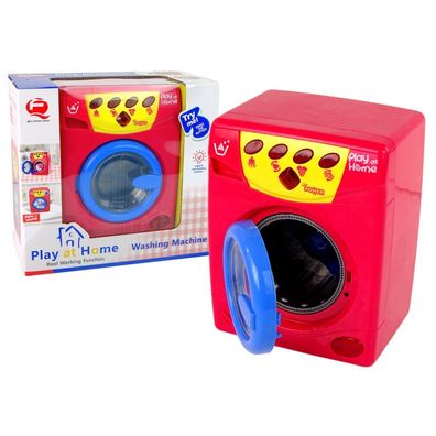 LeanToys Waschmaschine funktioniert wie echte Ton- und Lichteffekte