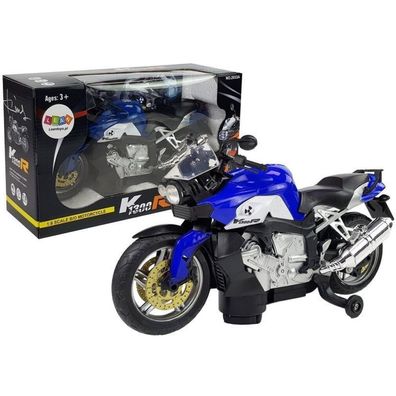 LeanToys Blauer batteriebetriebener Motor