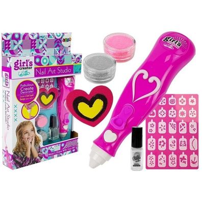 LeanToys Nagellack Set Spender Glitzer Nagellack