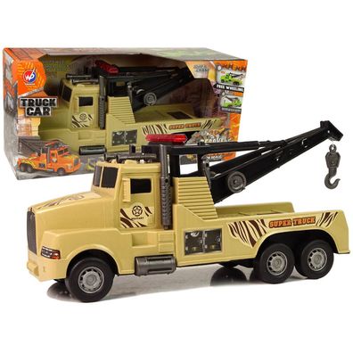 LeanToys Auto-Abschleppwagen Pannenhilfe 1:10 Seil Braune