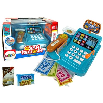 LeanToys Registrierkasse Keksverpackungswaage Batteriescanner