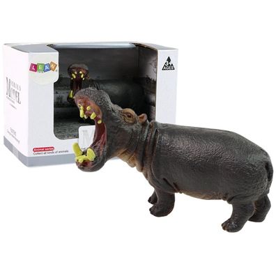 LeanToys Große Sammlerfigur Nilpferd Tiere der Welt