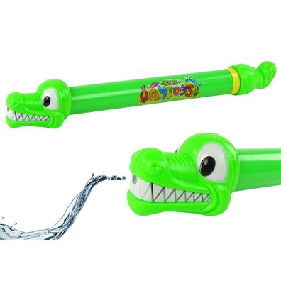 LeanToys Wasserpistole Krokodil 45 cm Green Garden