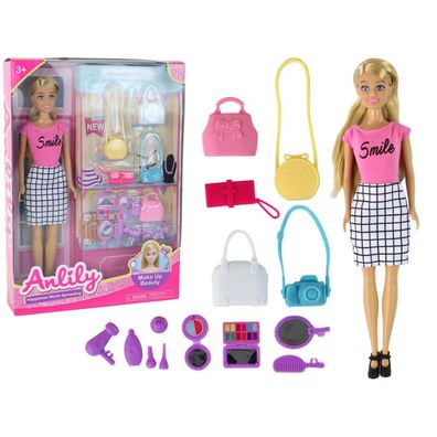 LeanToys Anlily Puppenset Handtaschen Stylingset