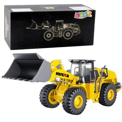 LeanToys Gelber Baggerlader 1:50
