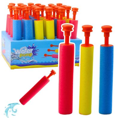 LeanToys Kleine Schaumwaffe Wasserpistole Baton Spritze 20,5Cm