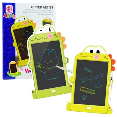 LeanToys Zeichentafel Lcd-Stift Dinosaurier Grün