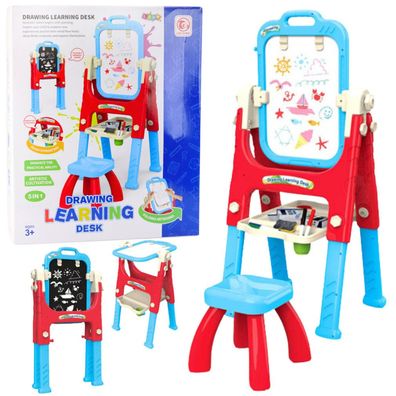 LeanToys Pädagogisches Whiteboard 5in1 multifunktional