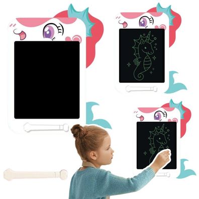 LeanToys Lcd-Zeichen-/Schreibtafel Unicorn Stylus Weiß
