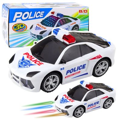 LeanToys Interaktives Polizeiauto Licht/Sound