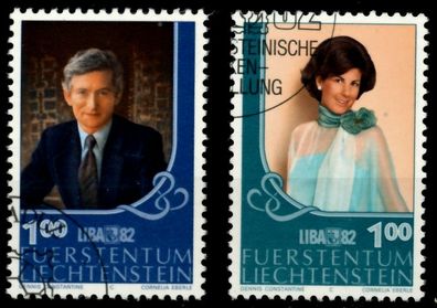 Liechtenstein 1982 Nr 797-798 gestempelt SB4A3CA