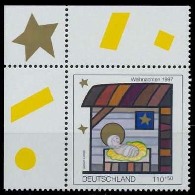 BRD 1997 Nr 1960 postfrisch ECKE-OLI X868F2E