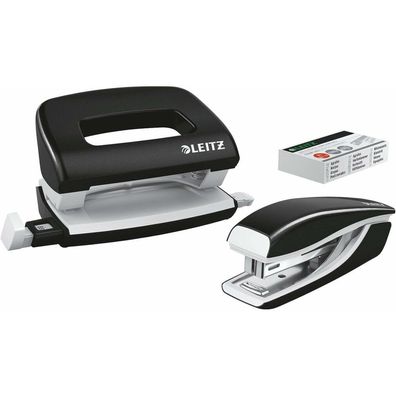 Leitz Locher-Heftgerät-Set NeXXt WOW Mini 5561-20-95 schwarz