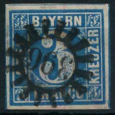 BAYERN Mühlradstempel AUF Nr 2II gMR 396 ZENTR- X6E7ED2