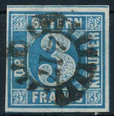 BAYERN Mühlradstempel AUF Nr 2II gMR 417 ZENTR- X6E7F0E
