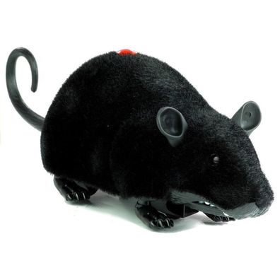 LeanToys Große RC-Maus mit schwarzen Rädern Mach einen Witz