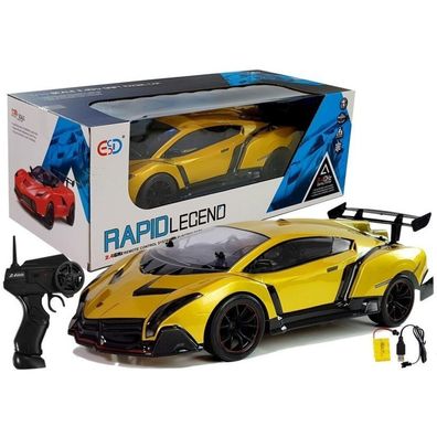 LeanToys R/C Car Sport 1:10 Gold
