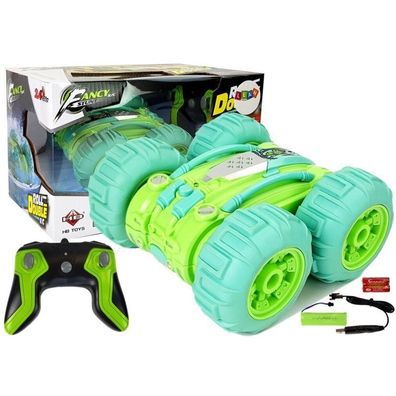 LeanToys Amfibia Dwustronna Zdalnie Sterowana Zielona 1:24