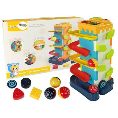 LeanToys IMPORT Ball Slide Educational Block Foam Sorter