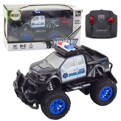LeanToys Rc Ferngesteuertes Off-Road Polizeiauto 1:20