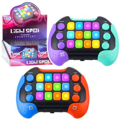 LeanToys Elektronisches Arcade-Lernkonsolenspiel mit 11 Spielmodi