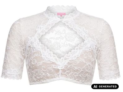 Dirndlbluse Josefa weiß