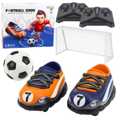 LeanToys Ferngesteuerte Fußballschuhe, RC-Spiel, Fußballtor, Ball