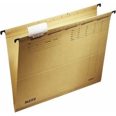 Leitz 25 Hängemappen ALPHA® 1915 naturbraun
