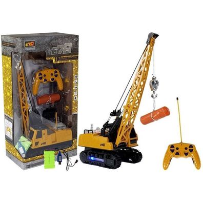 LeanToys R/C Crane with movable Arm with Lights