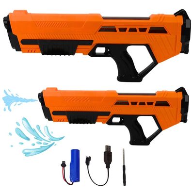 LeanToys Wasserpistole Elektrisch Automatisch Orange