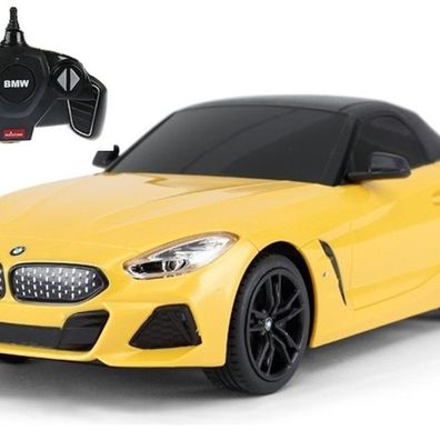 LeanToys Remote Control Car R/C BMW Z4 Roadster Rastar 1:18 Yellow
