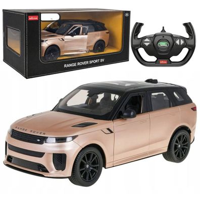 LeanToys Range Rover Sport SV ferngesteuertes RC-Auto Gold Rastar 1:14