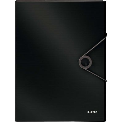 Leitz Ablagebox Solid 4568 A4 330x250mm schwarz 30mm Rückenbreite bis 250Blatt