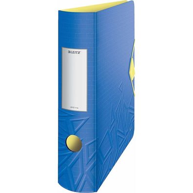 Leitz Ordner Active Urban Chic 1116 A4 318x312mm blau 82mm breit 180°