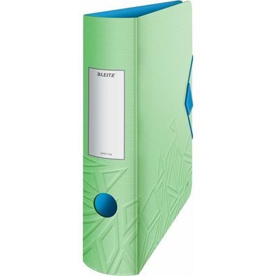 Leitz Ordner Active Urban Chic 1116 A4 318x312mm grün 82mm breit 180°