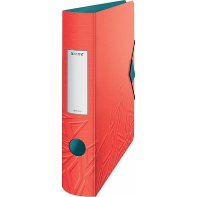 Leitz Ordner Active Urban Chic 1117 A4 318x308mm rot 65mm schmal 180°