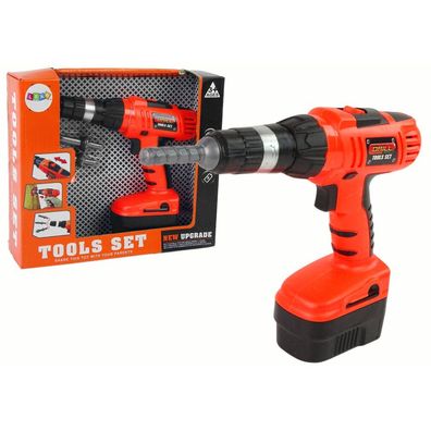 LeanToys Bohrschrauber Heimwerker Bohrset Spielbohrmaschine Werkzeug Bohrer Set