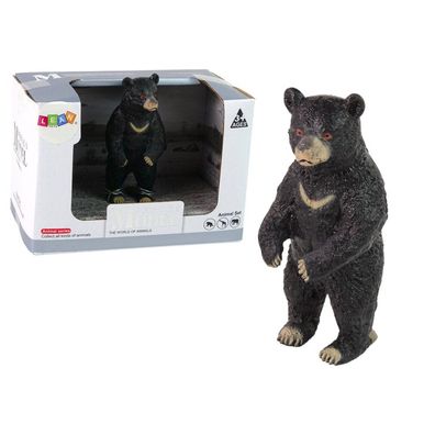 LeanToys Tierfigur Teddybär Wildtier Figur Zoo Bärenfigur Modell Spielzeug Set