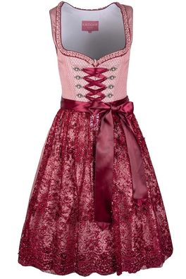 Krüger Dirndl Marica 60er Länge beere - Größe: 34