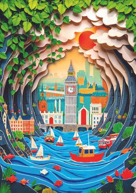 London aus Papier