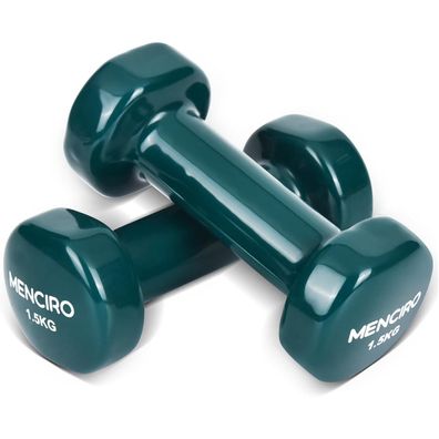 Menciro Hanteln 2er Set 1,5KG Dunkelgrün