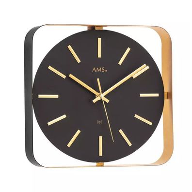 AMS - 5585 - Wanduhr - Quarz Funk - 30x30cm