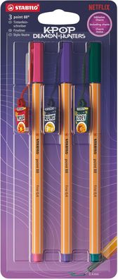 Stabilo - point 88 - KPop Demon Hunters 88/3-03 Fineliner 3err Pack