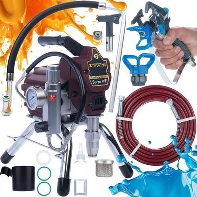 Zenthril Farbspritzgerät Surge WF – 1800W 20MPa 2L/min | 0,019" Düse