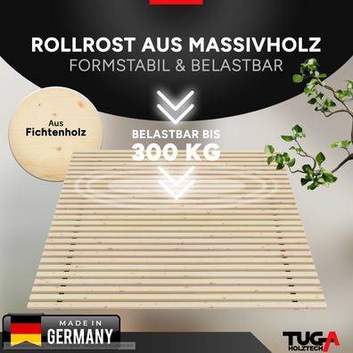 Rollrost Lattenrost 24 mm stark 28 - 31 Leisten alle Größen auch Sonderanfertigungen
