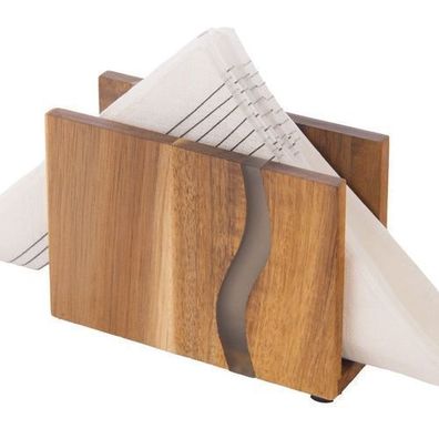 Serviettenhalter aus Holz RIVER 12x8,5 cm