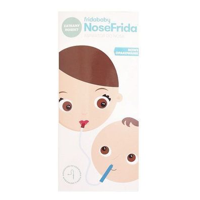 FridaBaby NoseFrida Nasensauger, 1 Stück - Sanfte Reinigung bei verstopfter Nase