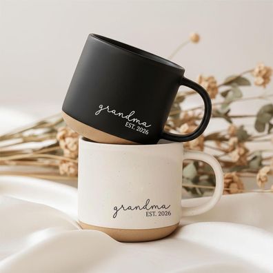 Personalized Grandma And Grandpa Tasse Werdende Oma Opa Schwangerschaft Verkünden