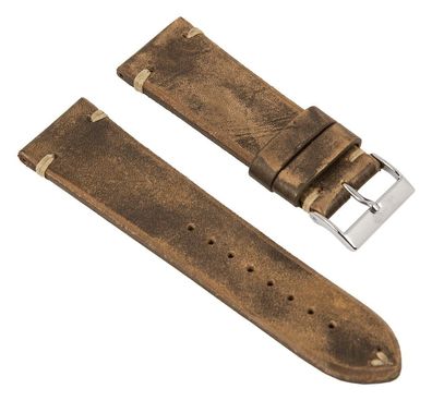 Uhrenarmband Rindsleder Kupfer Vintage Look 26259S
