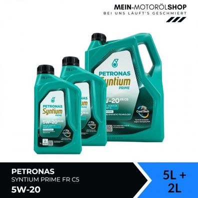 Petronas Syntium Prime FR 5W-20 C5 5 + 2 Liter